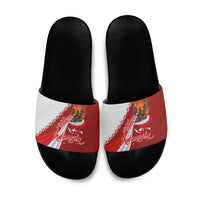 Indonesia Independence Day Slide Sandals Dirgahayu-Long Live Indonesia