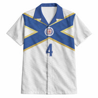 Scotland National Football Custom Hawaiian Shirt Flag-Inspired White Tartan Version