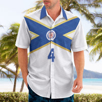 Scotland National Football Custom Hawaiian Shirt Flag-Inspired White Tartan Version