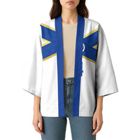 Scotland National Football Custom Kimono Flag-Inspired White Tartan Version