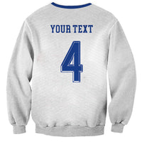 Scotland National Football Custom Sweatshirt Flag-Inspired White Tartan Version