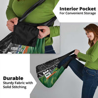 Custom Aotearoa South Africa Rugby Freedom Cup Grocery Bag Maori Silver Fern Art and Sporty Flag SA - Wonder Print Shop