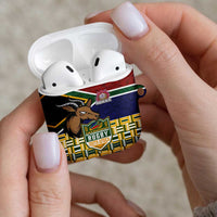 South Africa Rugby AirPods Case Go Bokke-Amabokoboko Spirit - Wonder Print Shop