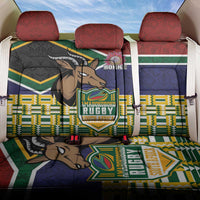 South Africa Rugby Back Car Seat Cover Go Bokke-Amabokoboko Spirit - Wonder Print Shop