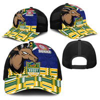 South Africa Rugby Baseball Net Cap Go Bokke-Amabokoboko Spirit - Wonder Print Shop