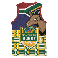 South Africa Rugby Basketball Jersey Go Bokke-Amabokoboko Spirit - Wonder Print Shop