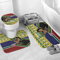 South Africa Rugby Bathroom Set Go Bokke-Amabokoboko Spirit - Wonder Print Shop