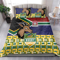 South Africa Rugby Bedding Set Go Bokke-Amabokoboko Spirit - Wonder Print Shop