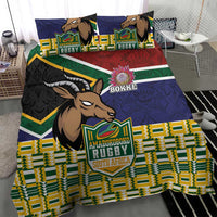 South Africa Rugby Bedding Set Go Bokke-Amabokoboko Spirit - Wonder Print Shop