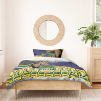 South Africa Rugby Bedding Set Go Bokke-Amabokoboko Spirit - Wonder Print Shop