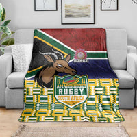 South Africa Rugby Blanket Go Bokke-Amabokoboko Spirit - Wonder Print Shop