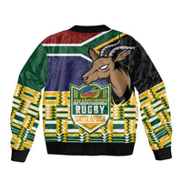 South Africa Rugby Bomber Jacket Go Bokke-Amabokoboko Spirit - Wonder Print Shop