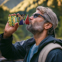 South Africa Rugby 4 in 1 Can Cooler Tumbler Go Bokke-Amabokoboko Spirit - Wonder Print Shop