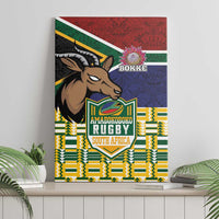 South Africa Rugby Canvas Wall Art Go Bokke-Amabokoboko Spirit - Wonder Print Shop