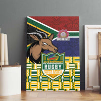 South Africa Rugby Canvas Wall Art Go Bokke-Amabokoboko Spirit - Wonder Print Shop