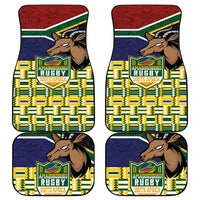 South Africa Rugby Car Mats Go Bokke-Amabokoboko Spirit - Wonder Print Shop
