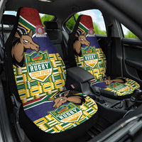 South Africa Rugby Car Seat Cover Go Bokke-Amabokoboko Spirit - Wonder Print Shop