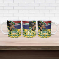 South Africa Rugby Ceramic Mug Go Bokke-Amabokoboko Spirit - Wonder Print Shop
