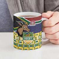 South Africa Rugby Ceramic Mug Go Bokke-Amabokoboko Spirit - Wonder Print Shop