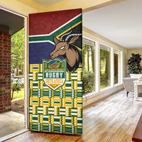 South Africa Rugby Door Cover Go Bokke-Amabokoboko Spirit - Wonder Print Shop