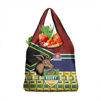 South Africa Rugby Grocery Bag Go Bokke-Amabokoboko Spirit - Wonder Print Shop