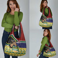 South Africa Rugby Grocery Bag Go Bokke-Amabokoboko Spirit - Wonder Print Shop
