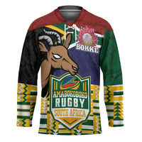 South Africa Rugby Hockey Jersey Go Bokke-Amabokoboko Spirit - Wonder Print Shop