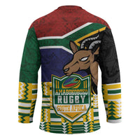 South Africa Rugby Hockey Jersey Go Bokke-Amabokoboko Spirit - Wonder Print Shop