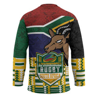 South Africa Rugby Hockey Jersey Go Bokke-Amabokoboko Spirit - Wonder Print Shop