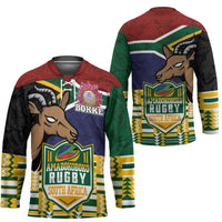 South Africa Rugby Hockey Jersey Go Bokke-Amabokoboko Spirit - Wonder Print Shop