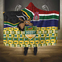 South Africa Rugby Hooded Blanket Go Bokke-Amabokoboko Spirit - Wonder Print Shop