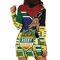 South Africa Rugby Hoodie Dress Go Bokke-Amabokoboko Spirit - Wonder Print Shop