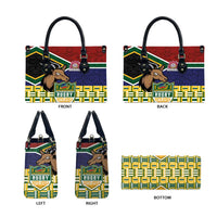 South Africa Rugby Leather Bag Go Bokke-Amabokoboko Spirit - Wonder Print Shop