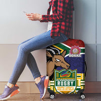 South Africa Rugby Luggage Cover Go Bokke-Amabokoboko Spirit - Wonder Print Shop