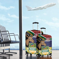 South Africa Rugby Luggage Cover Go Bokke-Amabokoboko Spirit - Wonder Print Shop