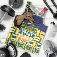 South Africa Rugby Men Tank Top Go Bokke-Amabokoboko Spirit - Wonder Print Shop