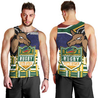 South Africa Rugby Men Tank Top Go Bokke-Amabokoboko Spirit - Wonder Print Shop