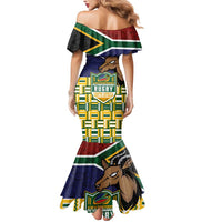 South Africa Rugby Mermaid Dress Go Bokke-Amabokoboko Spirit - Wonder Print Shop