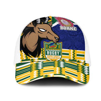 South Africa Rugby Mesh Trucker Cap Go Bokke-Amabokoboko Spirit - Wonder Print Shop