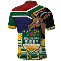 South Africa Rugby Polo Shirt Go Bokke-Amabokoboko Spirit - Wonder Print Shop