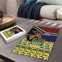 South Africa Rugby Puzzle Go Bokke-Amabokoboko Spirit - Wonder Print Shop