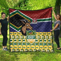 South Africa Rugby Quilt Go Bokke-Amabokoboko Spirit - Wonder Print Shop