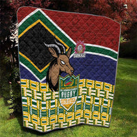 South Africa Rugby Quilt Go Bokke-Amabokoboko Spirit - Wonder Print Shop