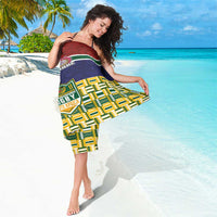 South Africa Rugby Sarong Go Bokke-Amabokoboko Spirit - Wonder Print Shop