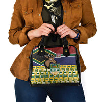 South Africa Rugby Shoulder Handbag Go Bokke-Amabokoboko Spirit - Wonder Print Shop