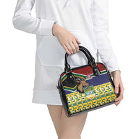 South Africa Rugby Shoulder Handbag Go Bokke-Amabokoboko Spirit - Wonder Print Shop