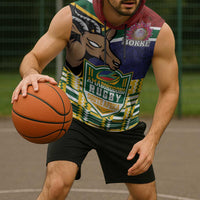 South Africa Rugby Sleeveless Hoodie Go Bokke-Amabokoboko Spirit - Wonder Print Shop