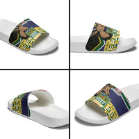 South Africa Rugby Slide Sandals Go Bokke-Amabokoboko Spirit - Wonder Print Shop