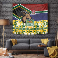South Africa Rugby Tapestry Go Bokke-Amabokoboko Spirit - Wonder Print Shop