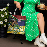 South Africa Rugby Tote Bag Go Bokke-Amabokoboko Spirit - Wonder Print Shop